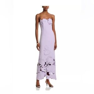 LEO LIN Rayna Appliqué Maxi Dress NEW